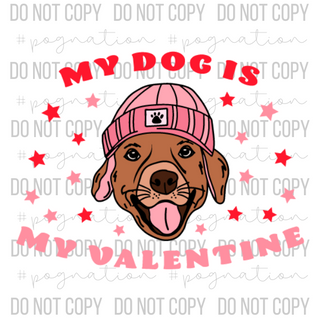 Doggy Valentine Decal