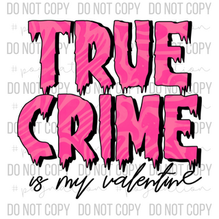 True Crime Valentine Decal