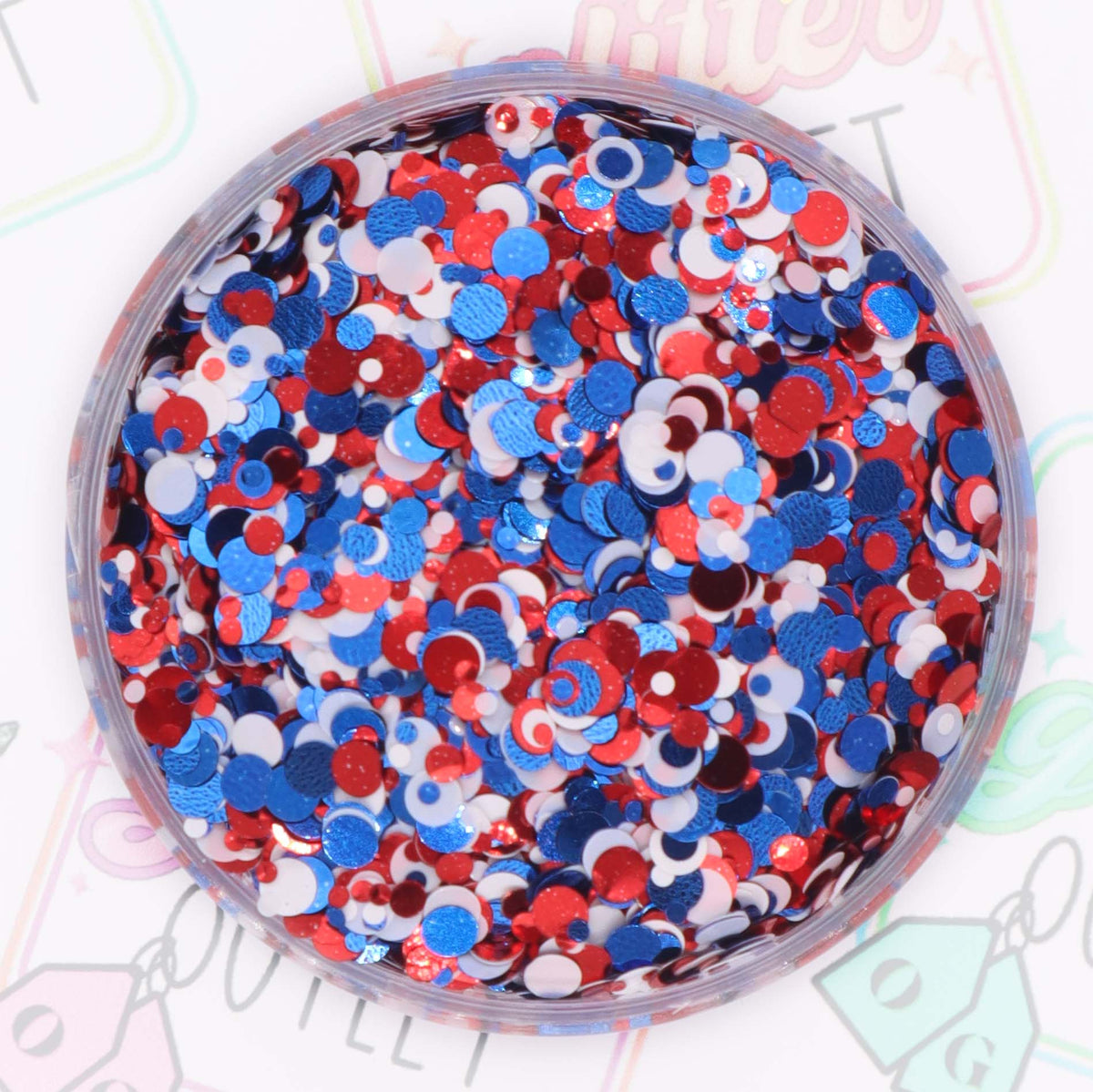 Murica' Peachy Olive Glitters