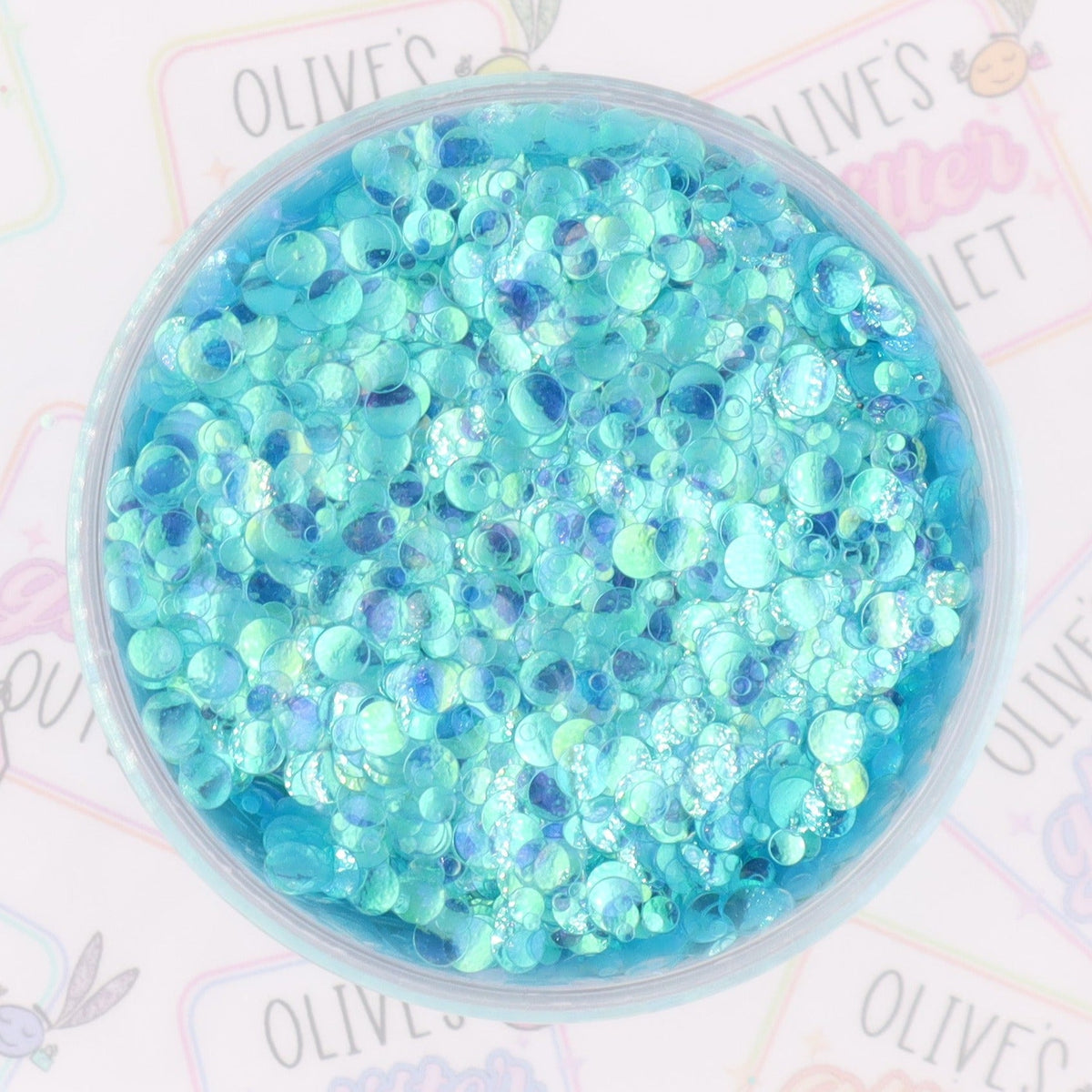 Russell Peachy Olive Glitters