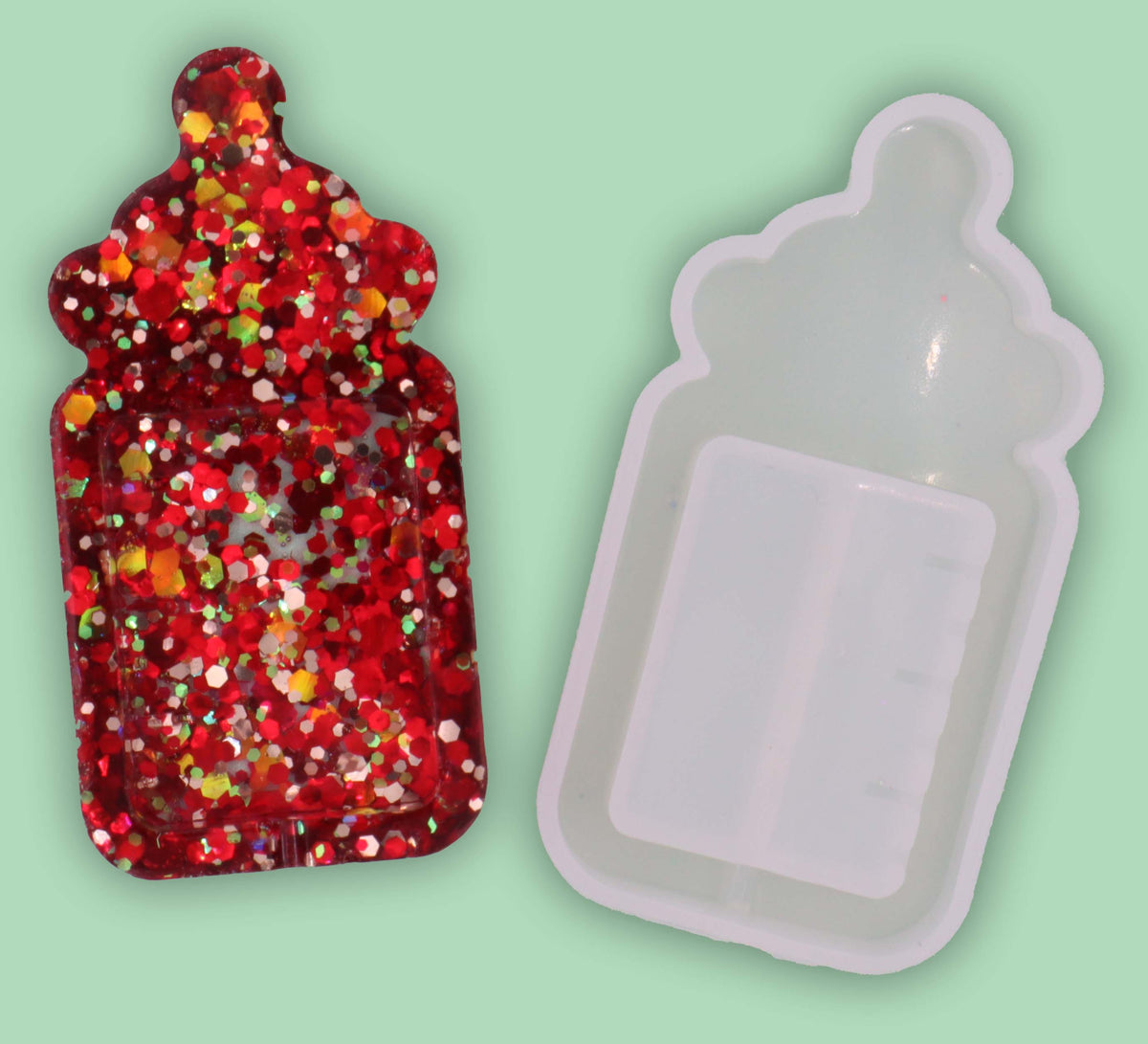 Baby Bottle Shaker Mold – Peachy Olive Glitters