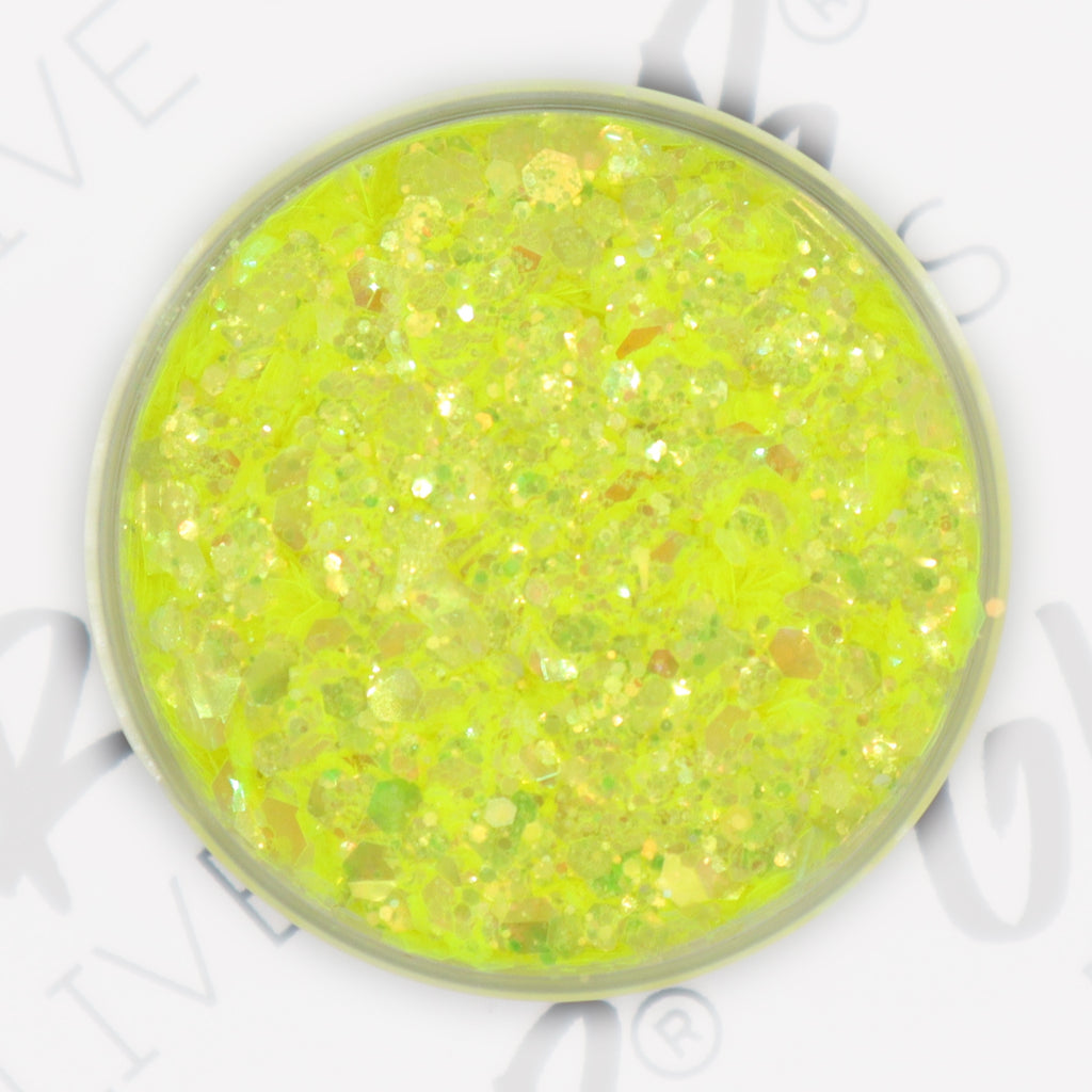 Highlighter Custom Mix Peachy Olive Glitters