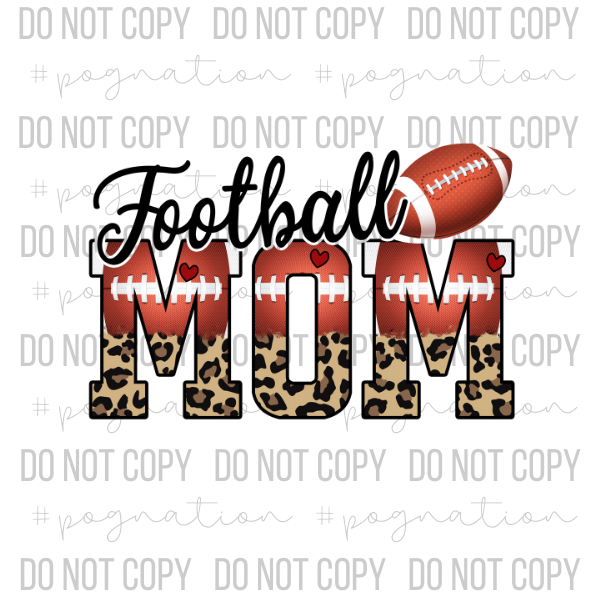 Football Mom Decal 