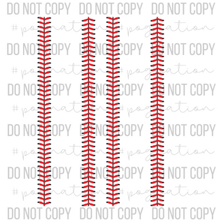Baseball Stitching Decal Sheet