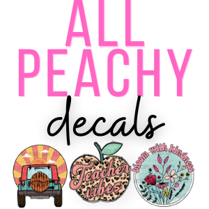 Peachy Decals