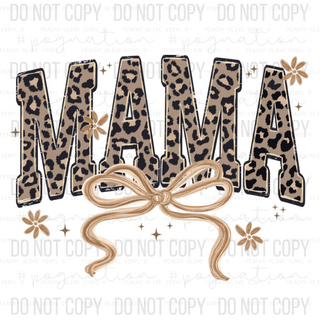 Neutral Leopard Mama Decal