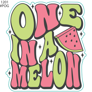One in a Melon Decal- March Palette