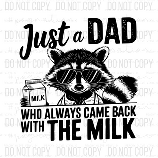 Dad With Milk Decal