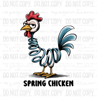 Spring Chicken Decal