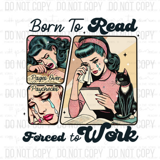 Born To Read Decal