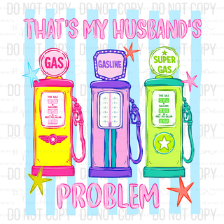 My Husbands Problem Decal