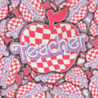 Teacher Apple - Chenille Patch