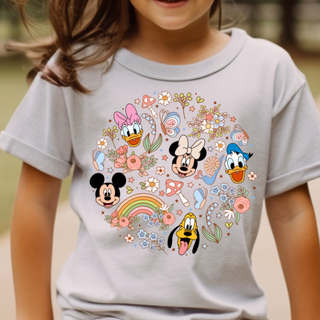 Flower Mouse -DTF Transfer