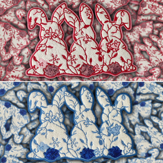 Easter Bunny Tail - Chenille Patch