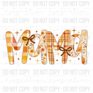 Preppy Fall Mama Decal