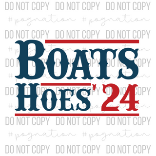 Boats and Hoes Decal