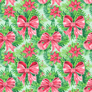 Preppy Xmas Wreath Vinyl