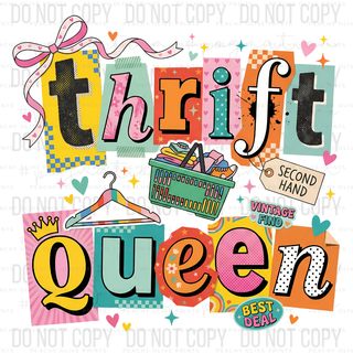 Thrift Queen Decal