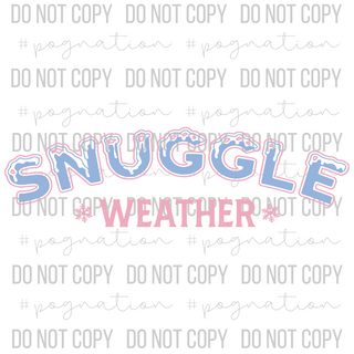 Snuggle Weather Decal