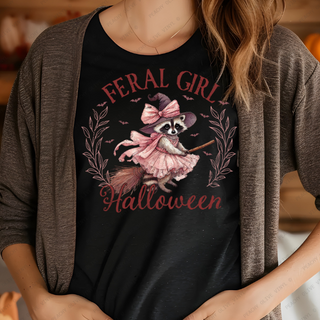 Feral Girl Halloween -DTF Transfer