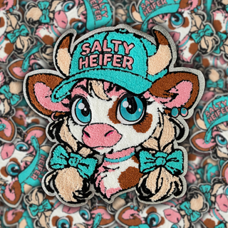 Salty Heifer - Chenille Patch