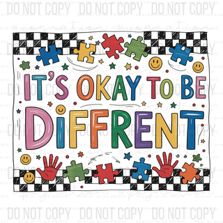 Okay to be Different Decal