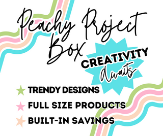 April Peachy Project Box