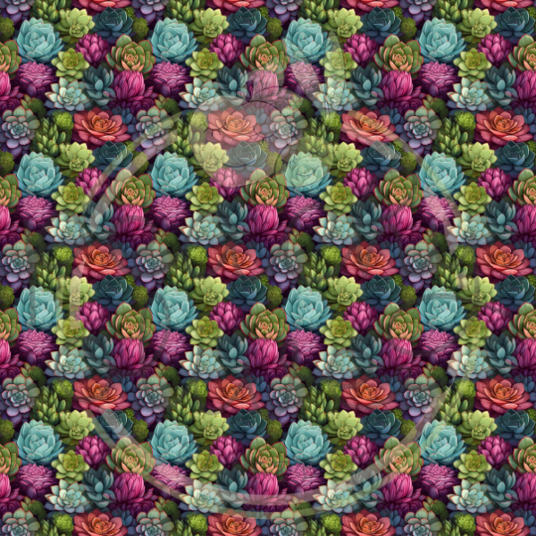 succulent vinyl Purply Succulents Vinyl Original