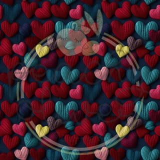 Knit Hearts Vinyl