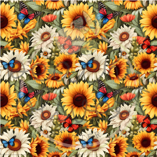 Sunflowers And Flutterbys Vinyl