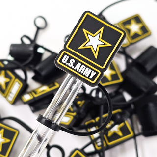Military Straw Toppers