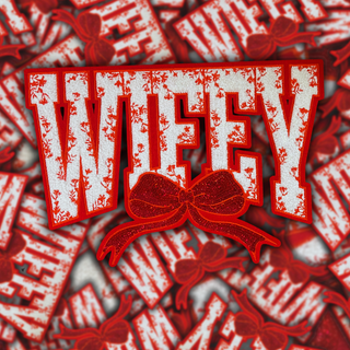 Wifey- Chenille Patch