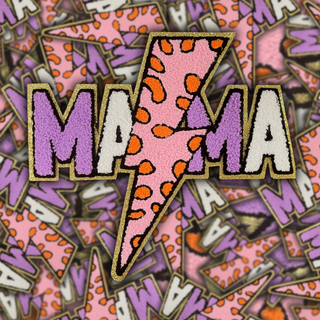 Spotted Bolt Mama - Chenille Patch