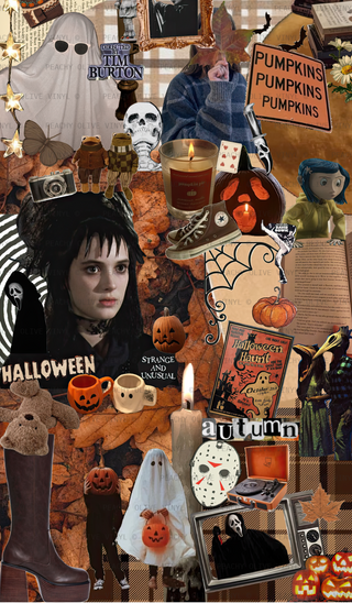 Character Halloween Collage Vinyl