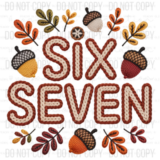 Fall Six Seven Decal