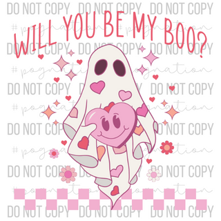 Be my Boo Valentine Decal