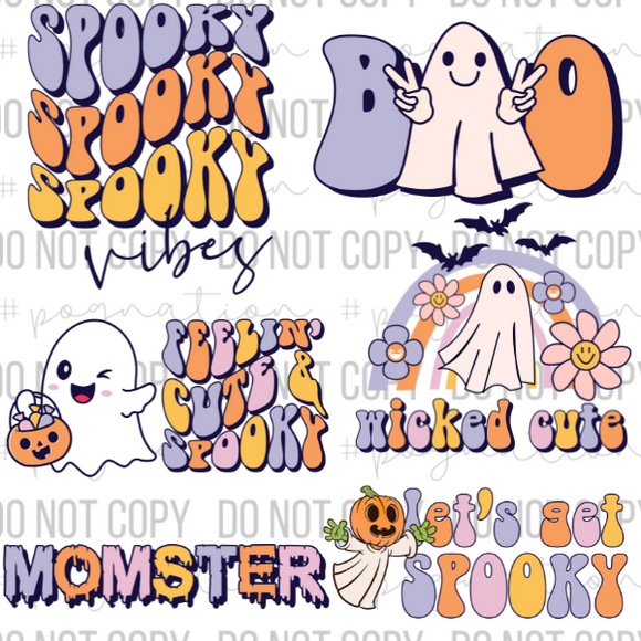 Spooky Vibes Bundle DTF Gang Sheet