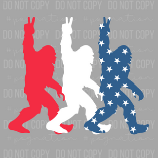 American Big Foot Decal