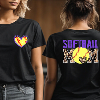 Softball Mom- Purple DTF Bundle