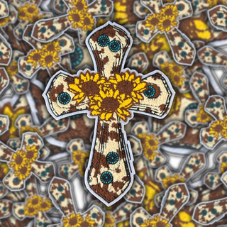 Western Cross - Chenille Patch