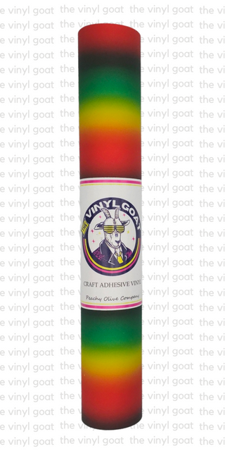 Vinyl Goat- Glitter Rainbow Vinyl Rolls