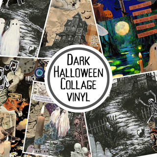 Dark Halloween Collage Vinyl