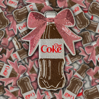 Diet Soda - Chenille & Sequin Patch