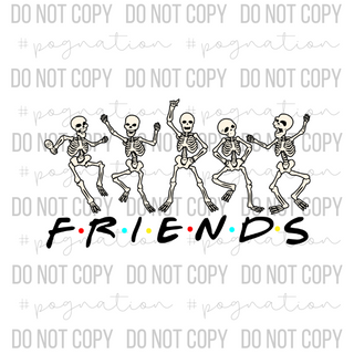 Skeleton Friends Decal