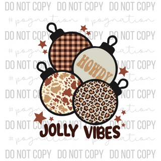 Howdy Jolly Vibes Decal
