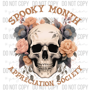 Spooky Month Appreciation Society Decal