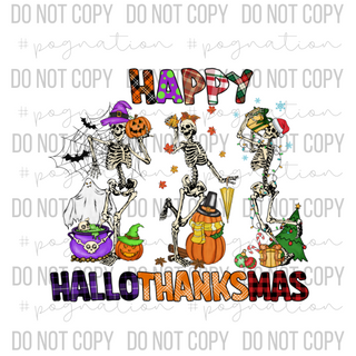 Happy Hallowthankmas Decal