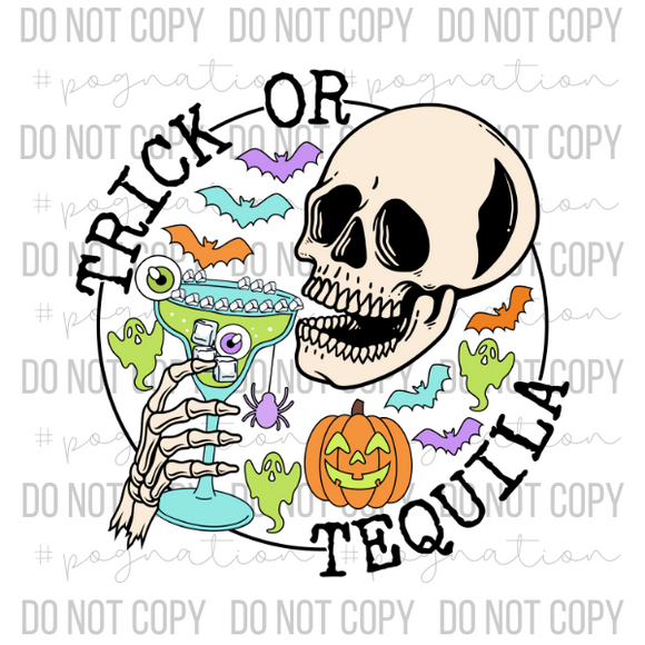 Trick or Tequila Decal