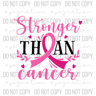 Stronger Than Cancer Decal