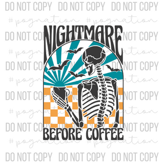 Nightmare Before Coffee Decal